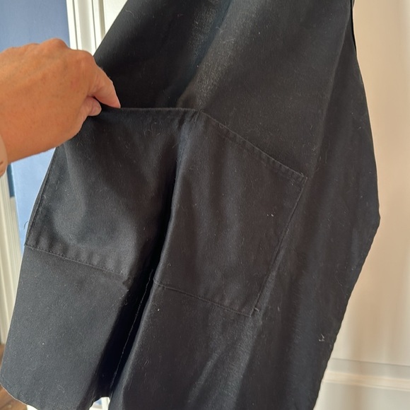 Augusta V neck apron USA patch stitching black vintage - Picture 4 of 7